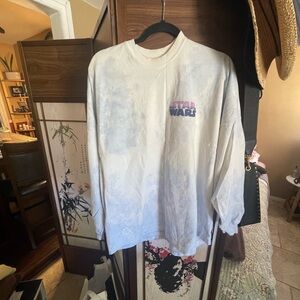 Disney Star Wars White and Purple Shirt